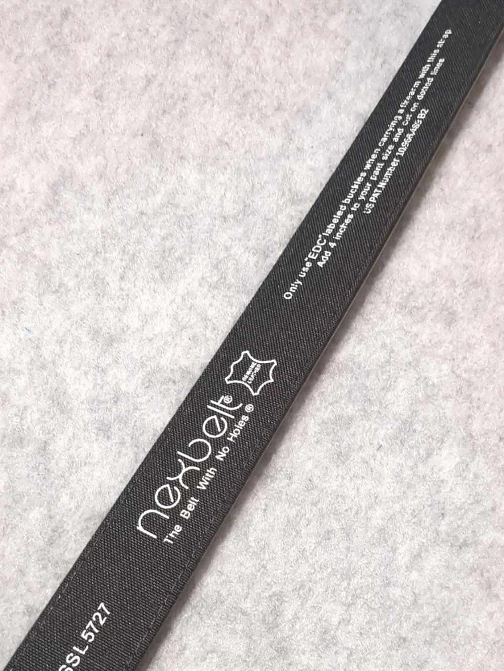 Nexbelt Bond Black EDC Belt 1.375